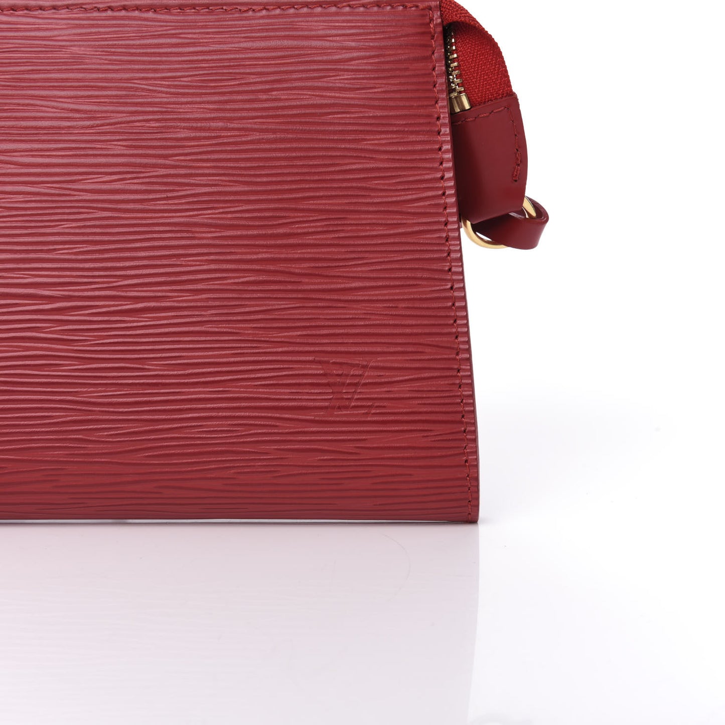 Epi Pochette Accessories 24 Castillan Red