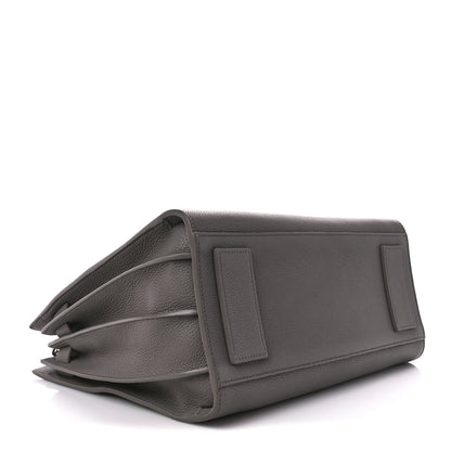 Saint Laurent Grained Calfskin Small Supple Sac De Jour Earth 4 of 12