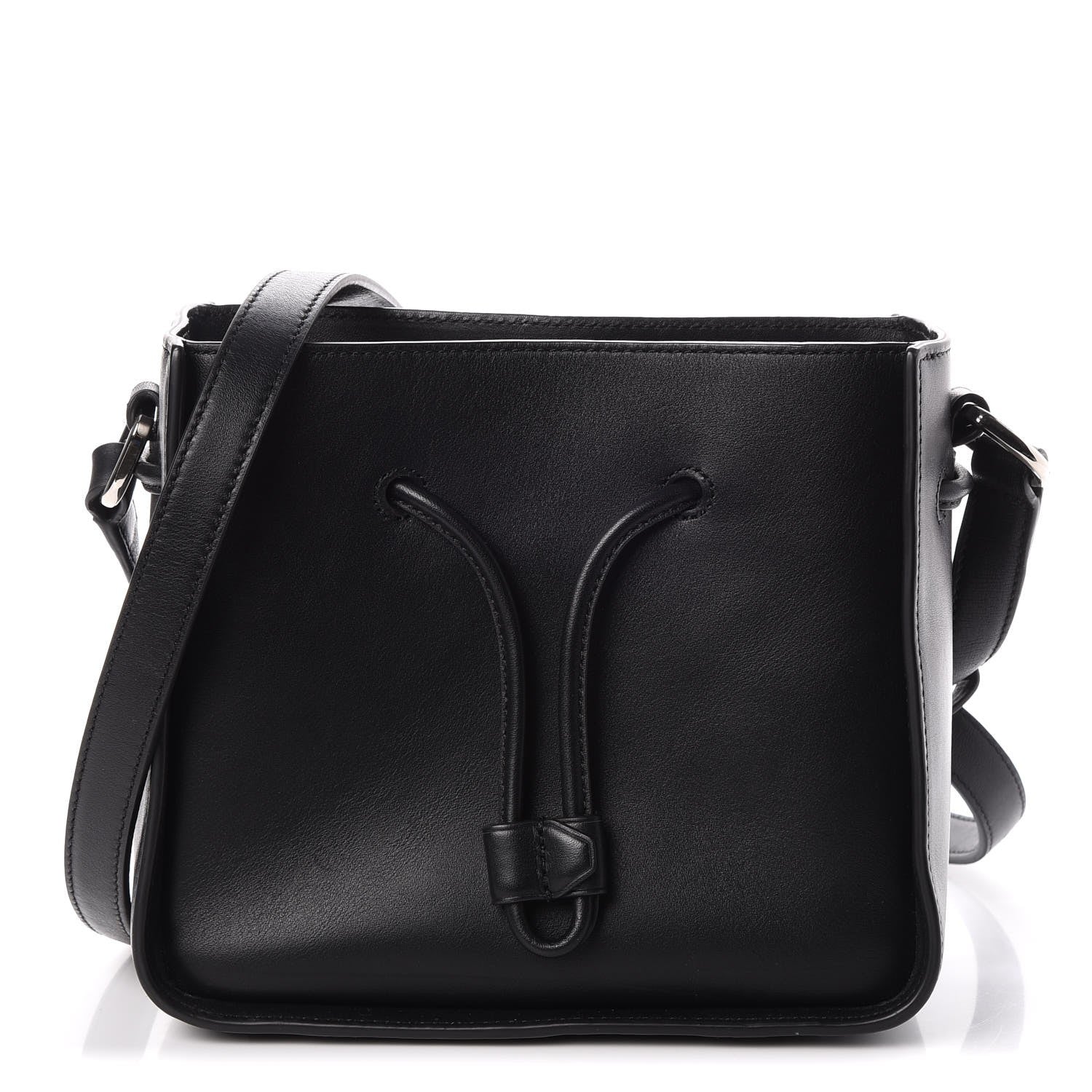 3.1 Phillip Lim Smooth Calfskin Mini Soleil Bucket Bag Black 1 of 9