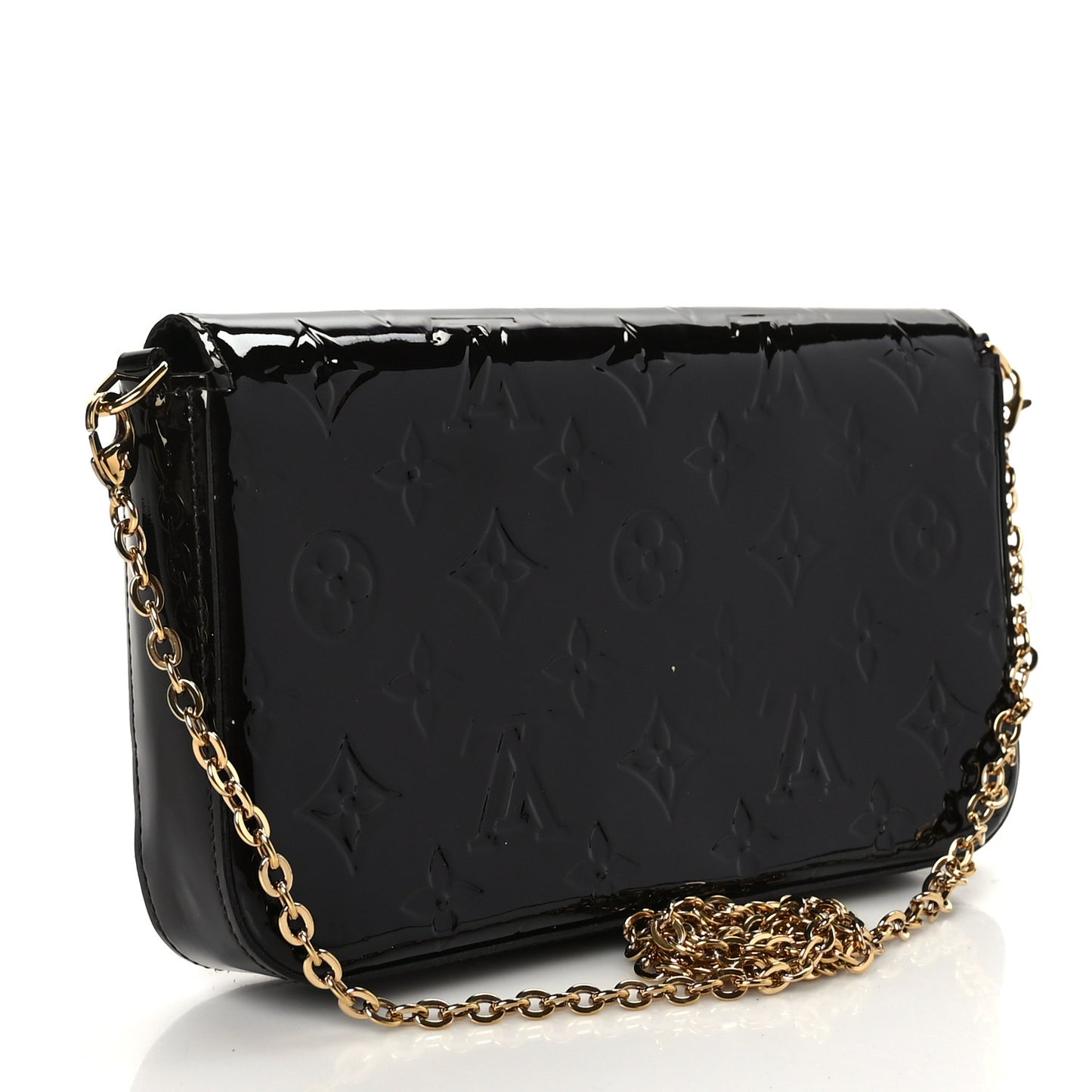 Vernis Pochette Felicie Chain Wallet Amarante