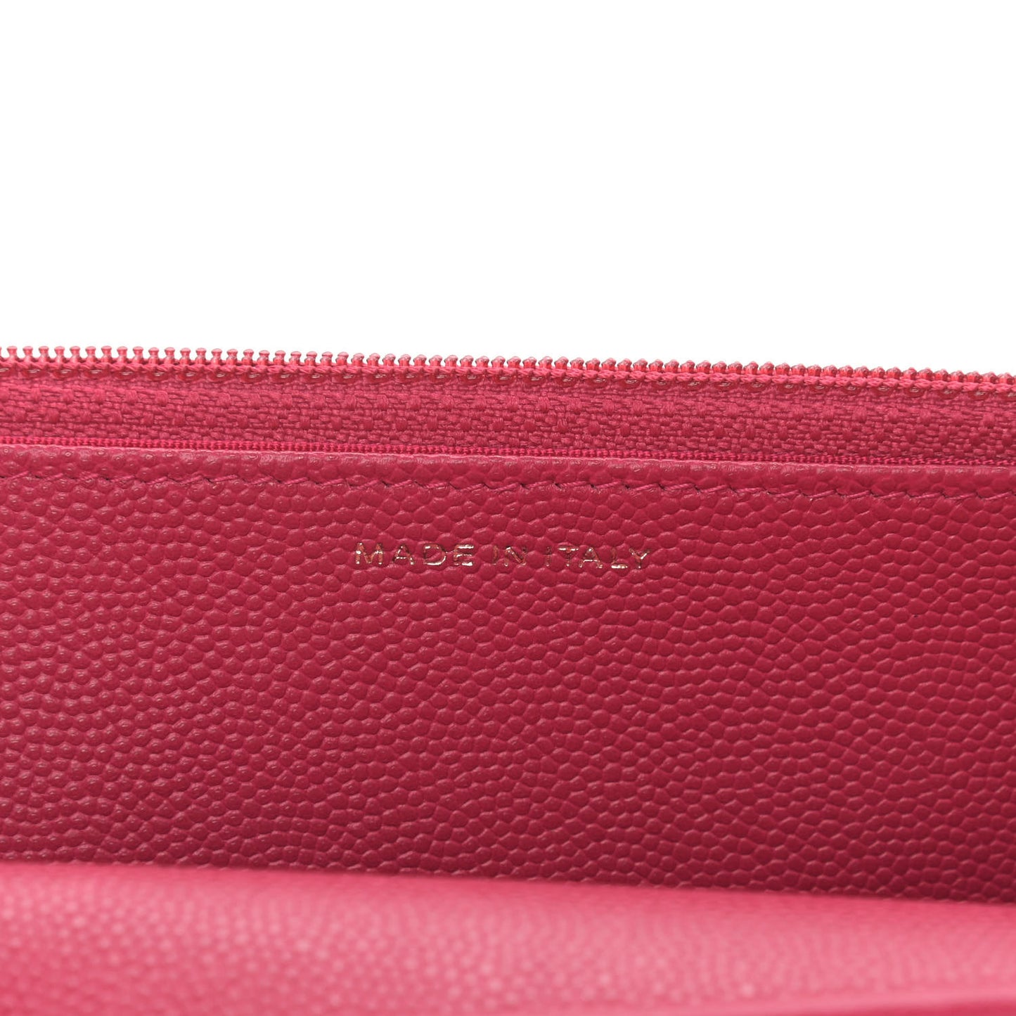 Caviar Quilted Boy Wallet On Chain WOC Fuchsia