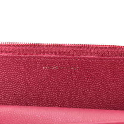 Chanel Caviar Quilted Boy Wallet On Chain WOC Fuchsia 6 of 12