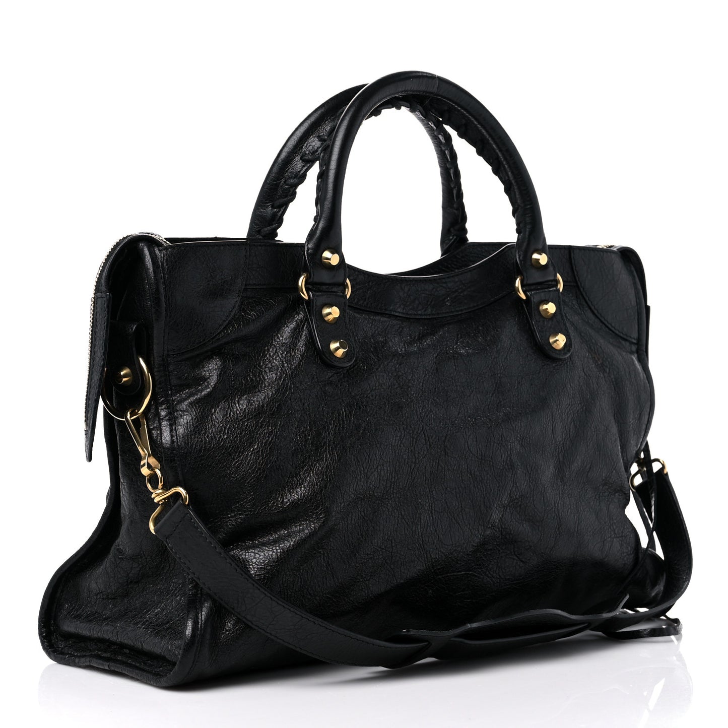 Agneau Classic Gold Hardware City Black