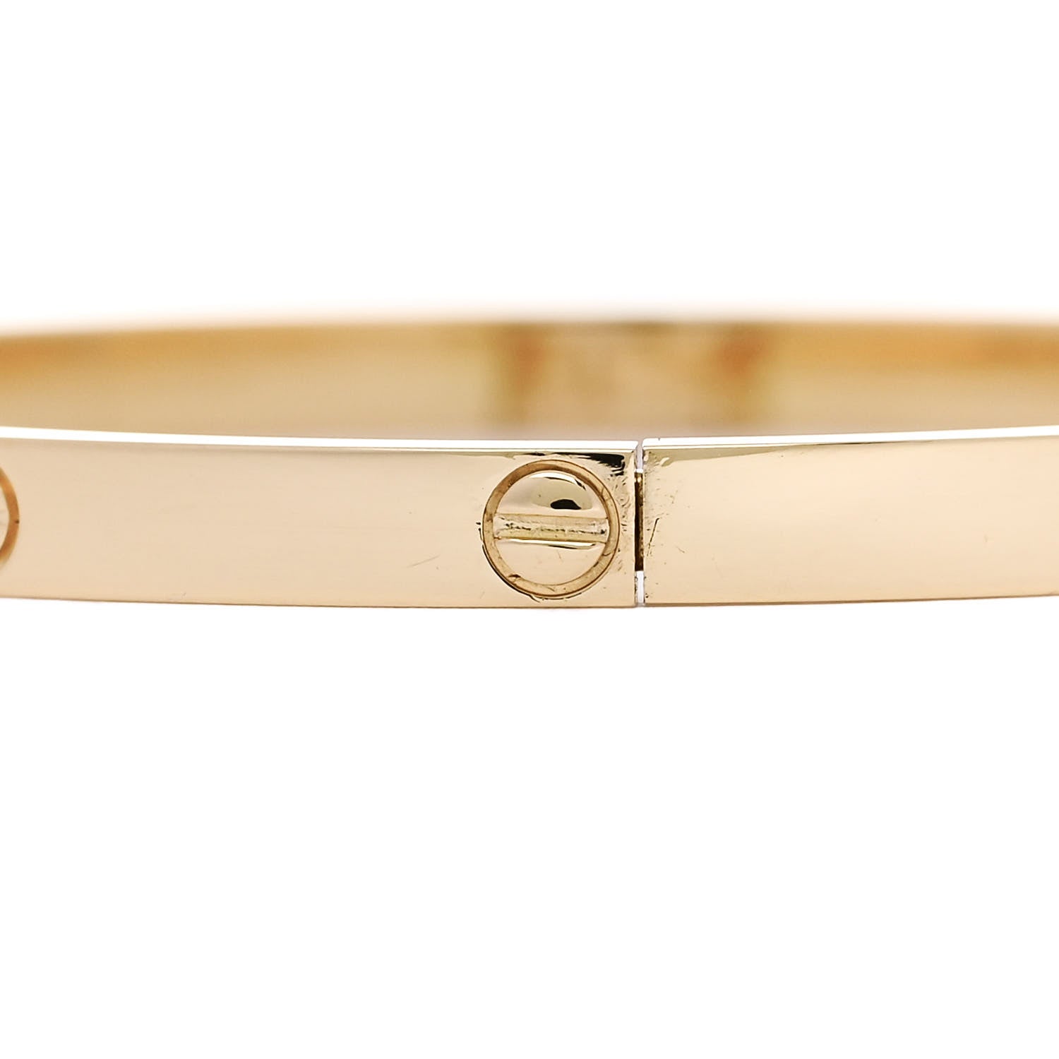Cartier 18K Yellow Gold Small LOVE Bracelet 16 5 of 8
