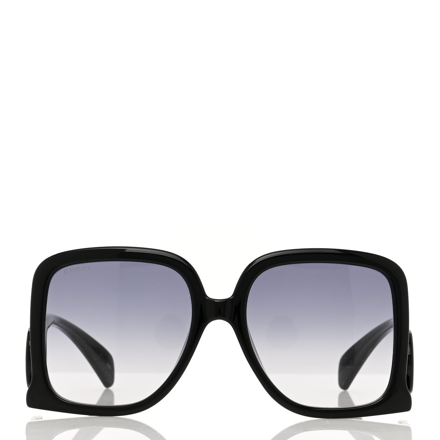 Acetate Rectangle Frame Sunglasses GG1326S Black