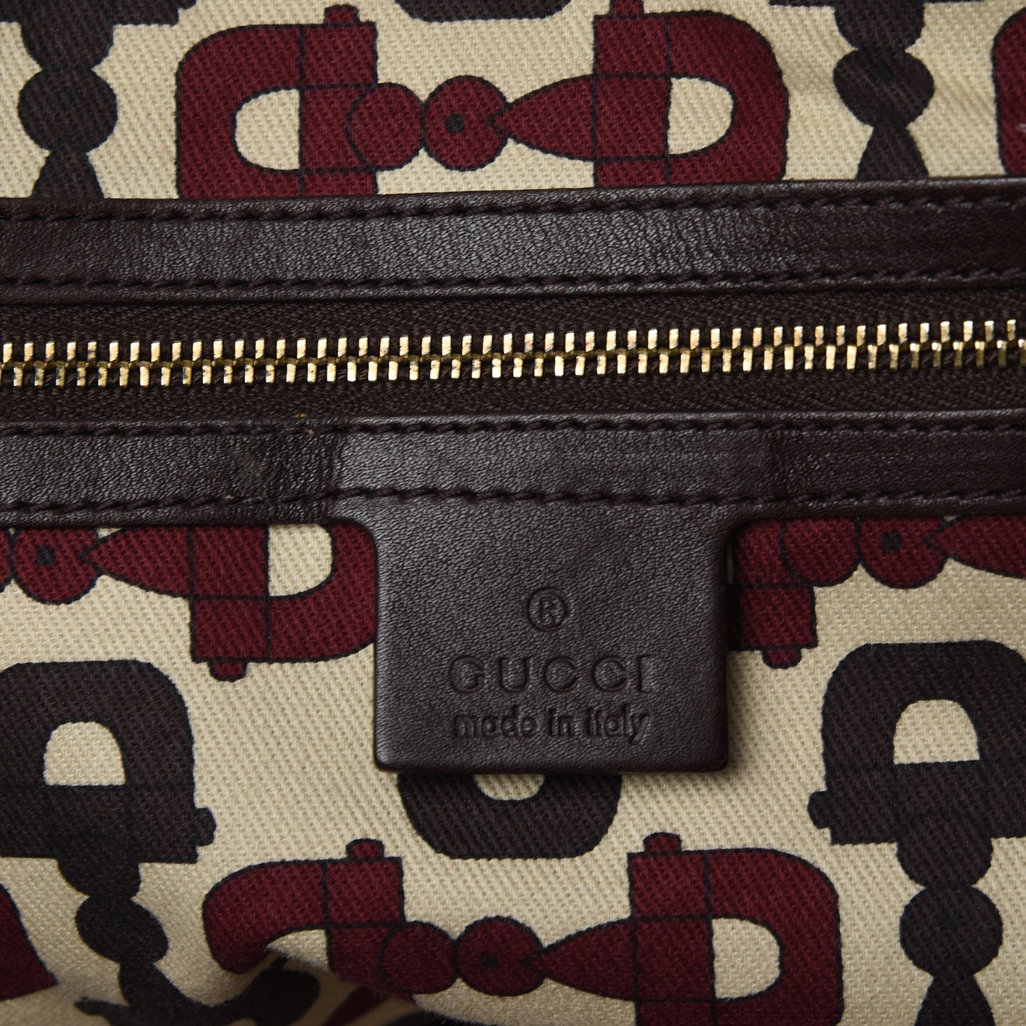 Guccissima Medium Pelham Shoulder Bag Dark Brown