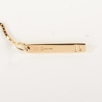 Gucci 18K Yellow Gold 20mm Lariat Necklace 4 of 5