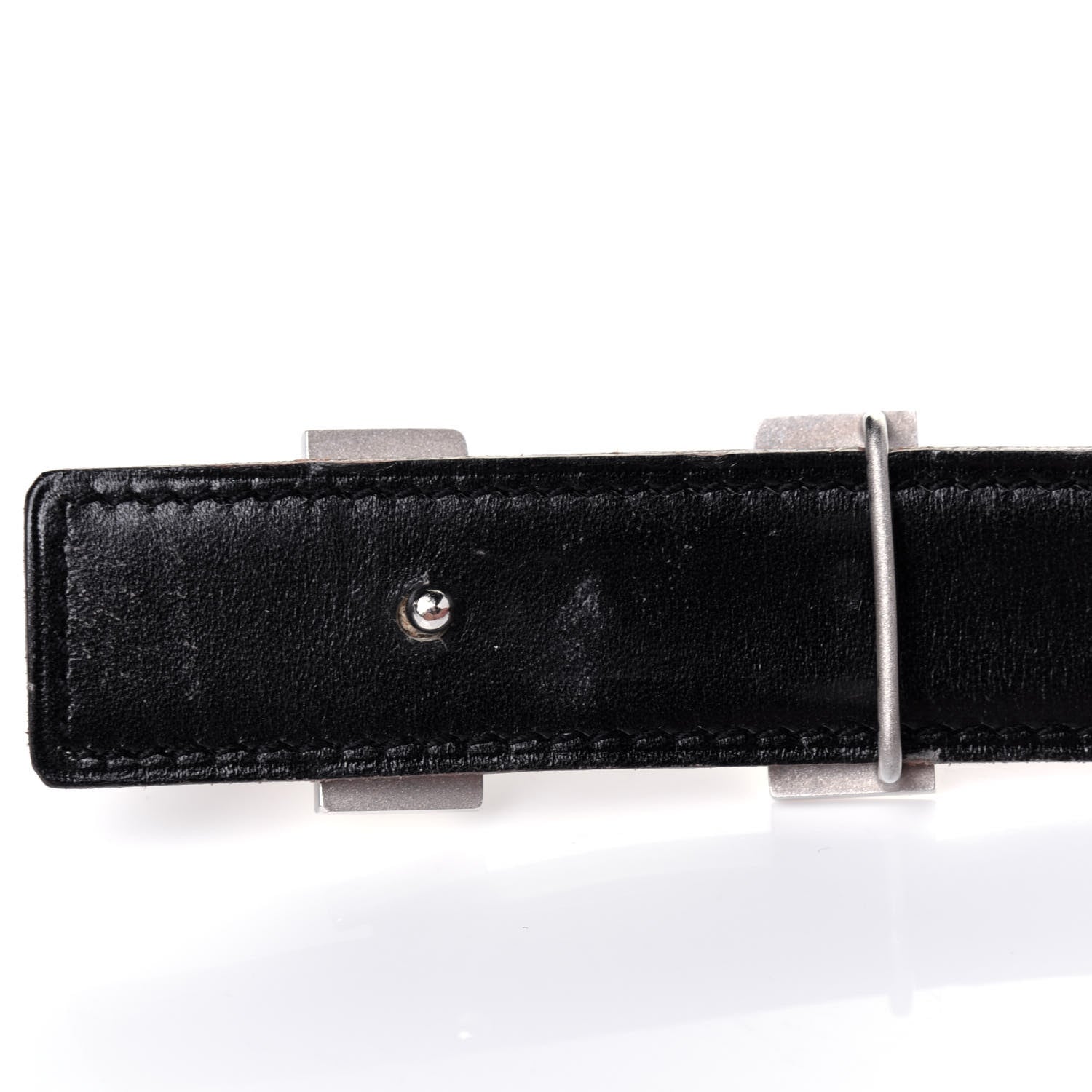 Hermes Box Togo 24mm Mini Constance H Belt 80 Black Gold 10 of 15