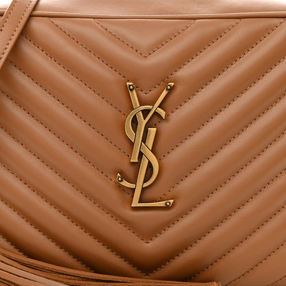 Saint Laurent Calfskin Matelasse Monogram Lou Camera Bag Cinnamon 8 of 11