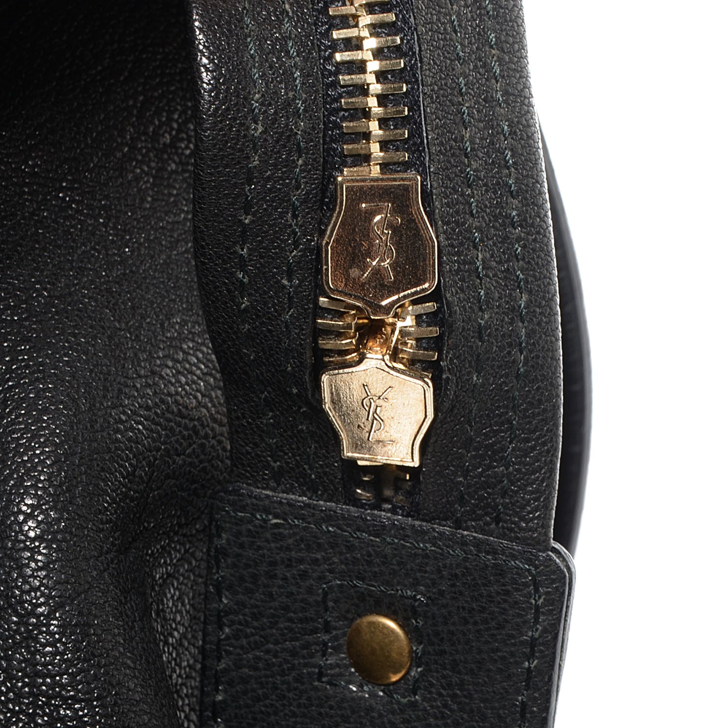 Saint Laurent Sheepskin Large Cabas ChYc Black 8 of 9