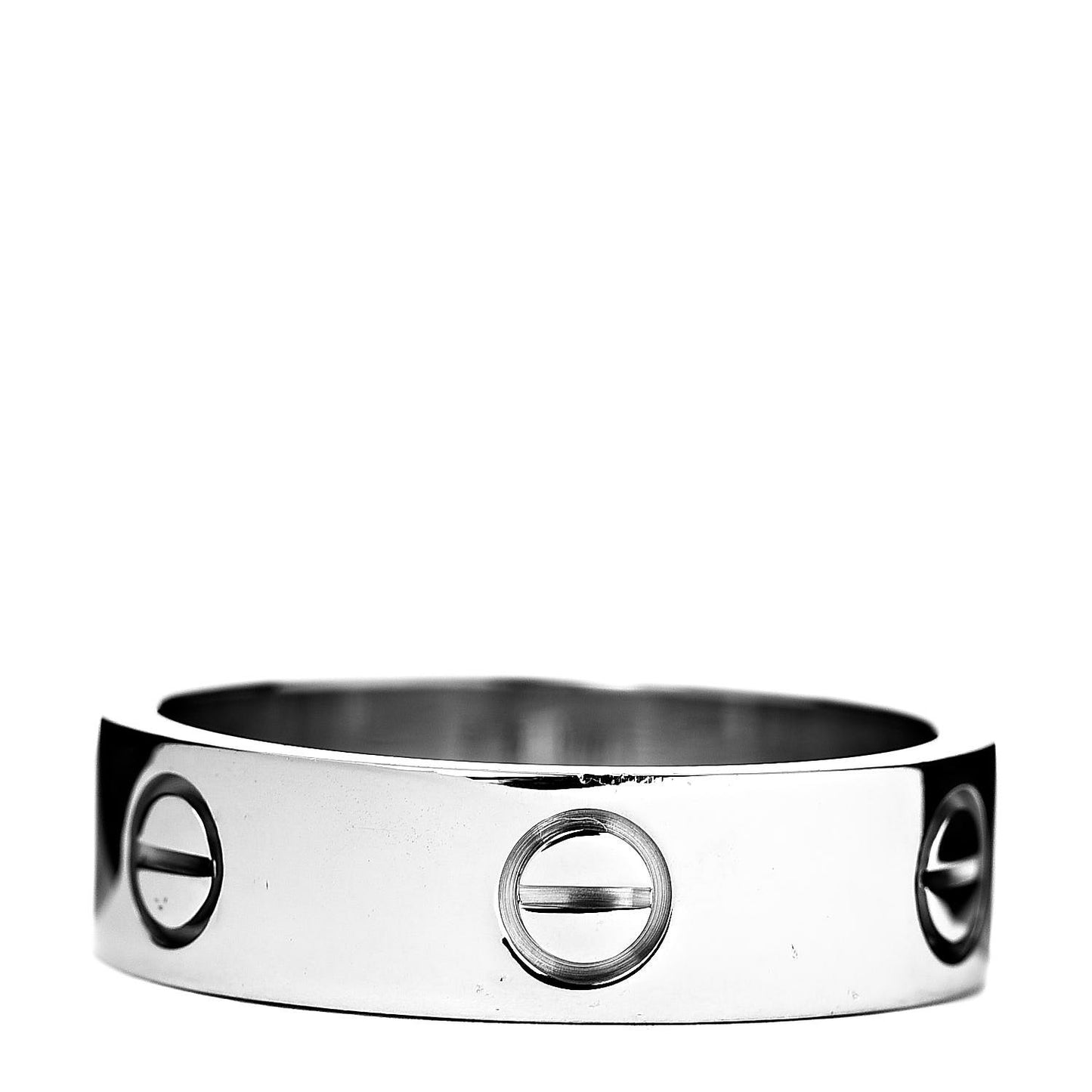 18K White Gold 5.5mm LOVE Ring 59 8.75