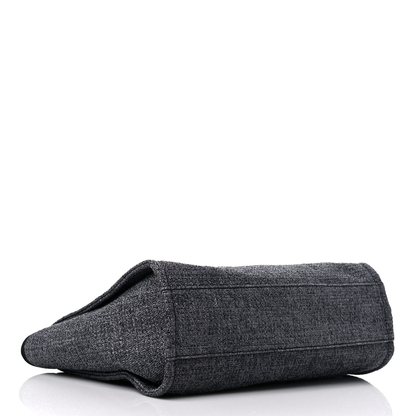 Lurex Boucle Small Deauville Tote Black