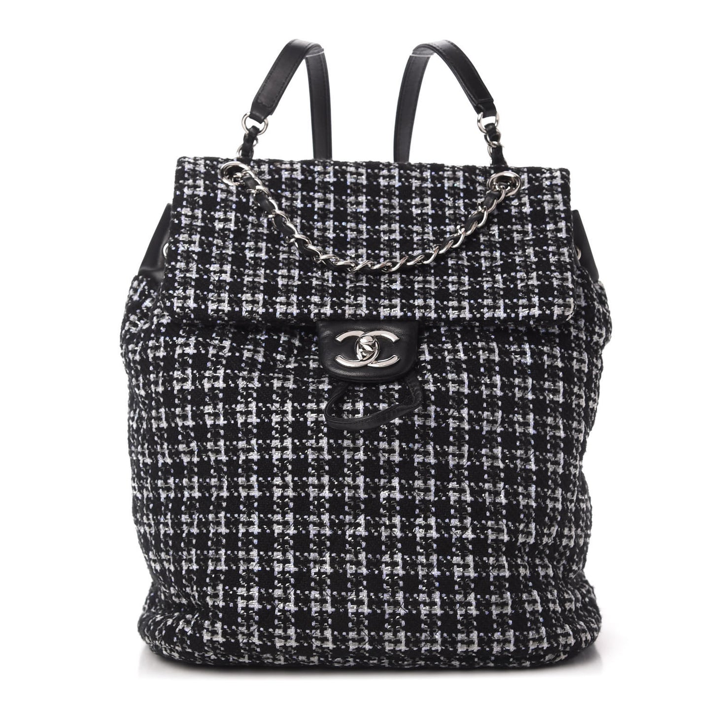 Tweed Large Urban Spirit Backpack Black White