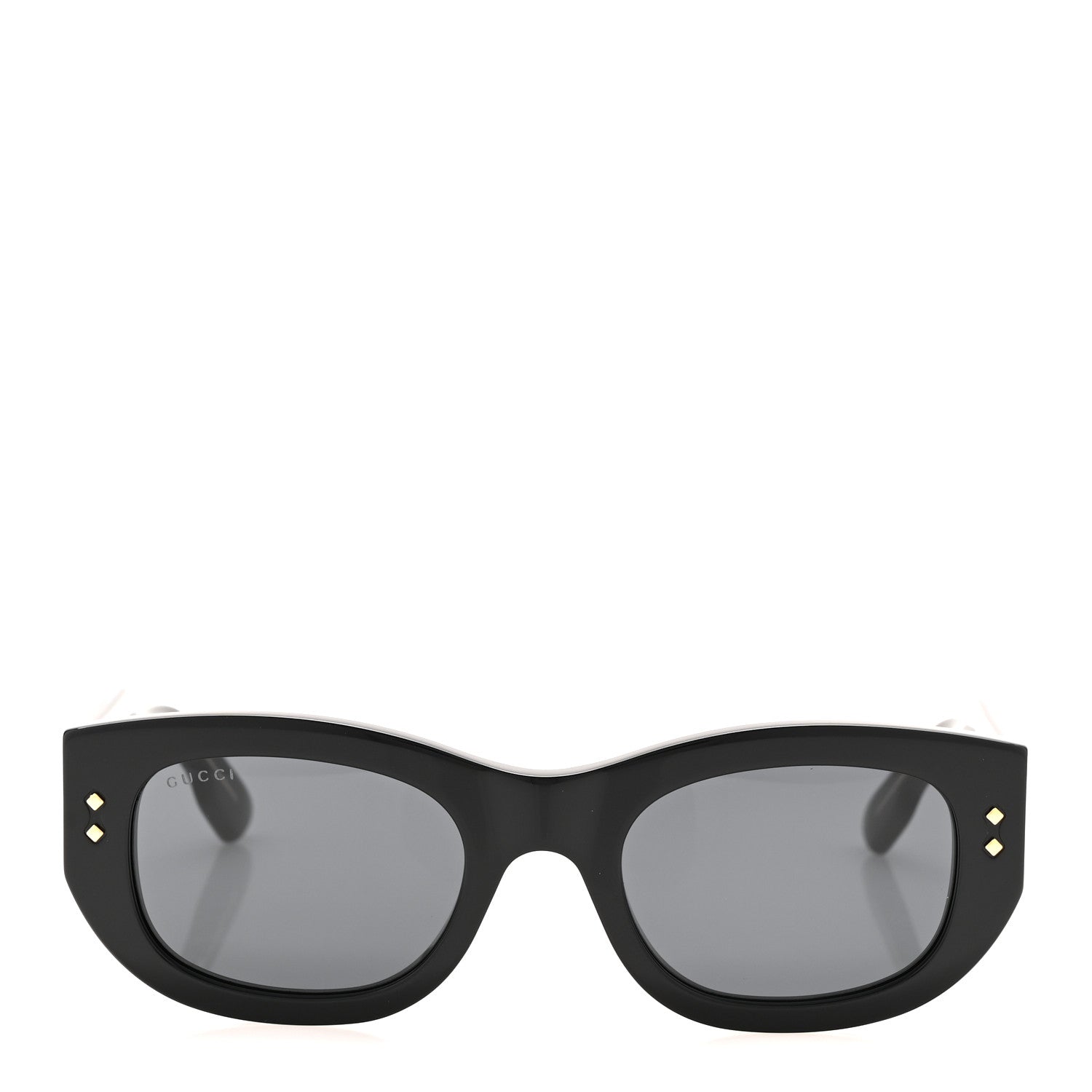Gucci Acetate Rectangle Frame Sunglasses GG1215S Black 2 of 10