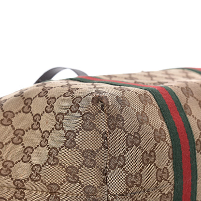 Gucci Monogram Large Jolicoeur Tote Brown 14 of 18