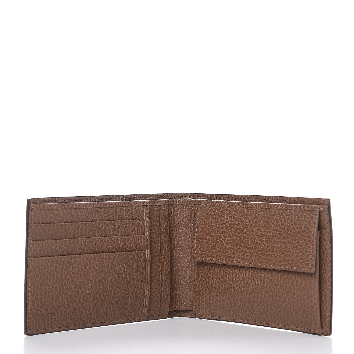 Gucci Dollar Calfskin Bi-Fold Wallet Brown 5 of 8