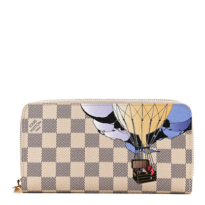 Louis Vuitton Damier Azur Illustre Zippy Wallet 1 of 9