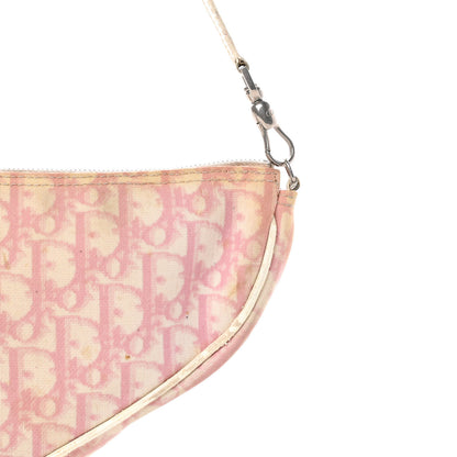 Christian Dior Monogram Mini Saddle Pochette Pink 8 of 18