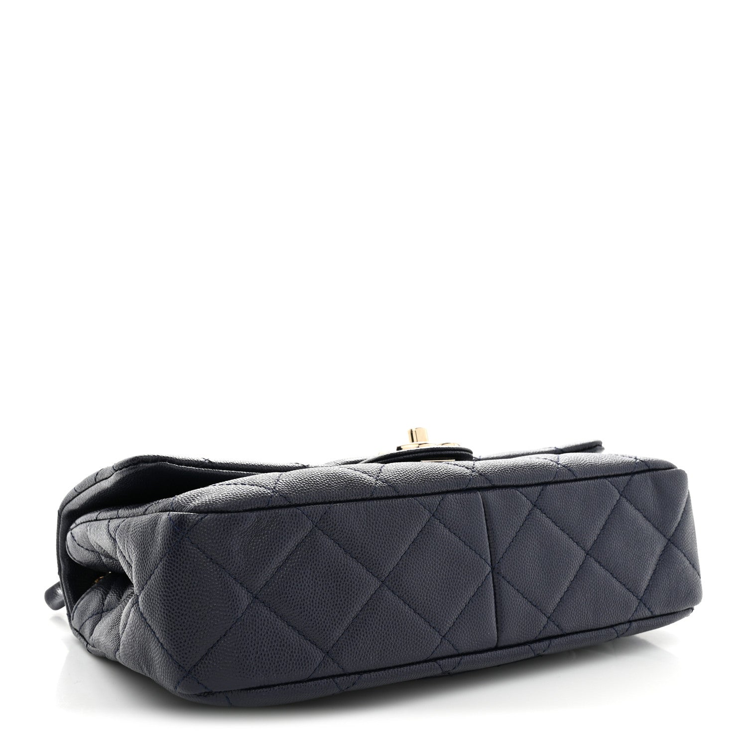 Chanel Caviar Quilted Large Funky Match Flap Navy 4 of 10