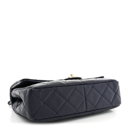 Chanel Caviar Quilted Large Funky Match Flap Navy 4 of 10