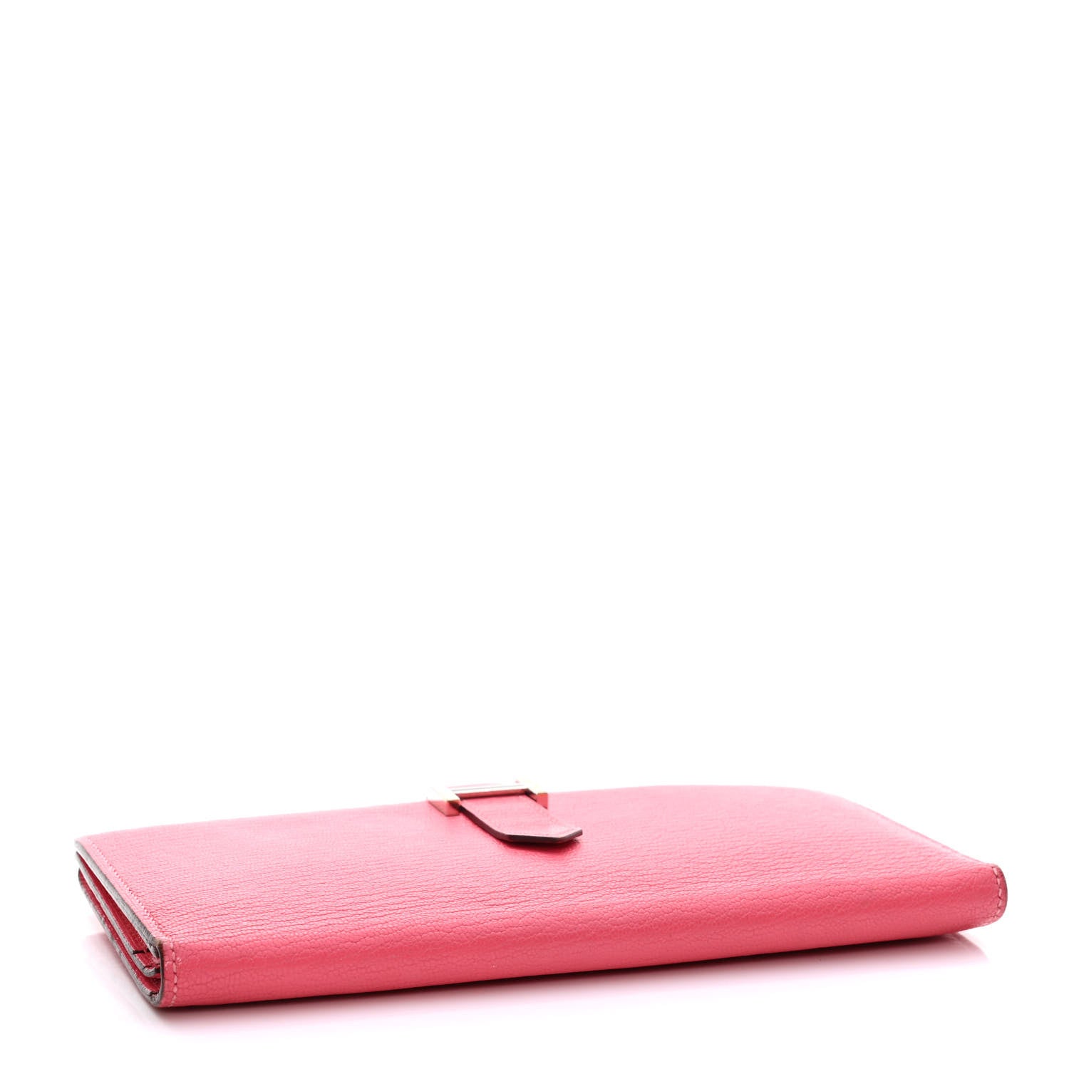 Hermes Chevre Mysore Bearn Gusset Wallet Rose Azalee 4 of 16