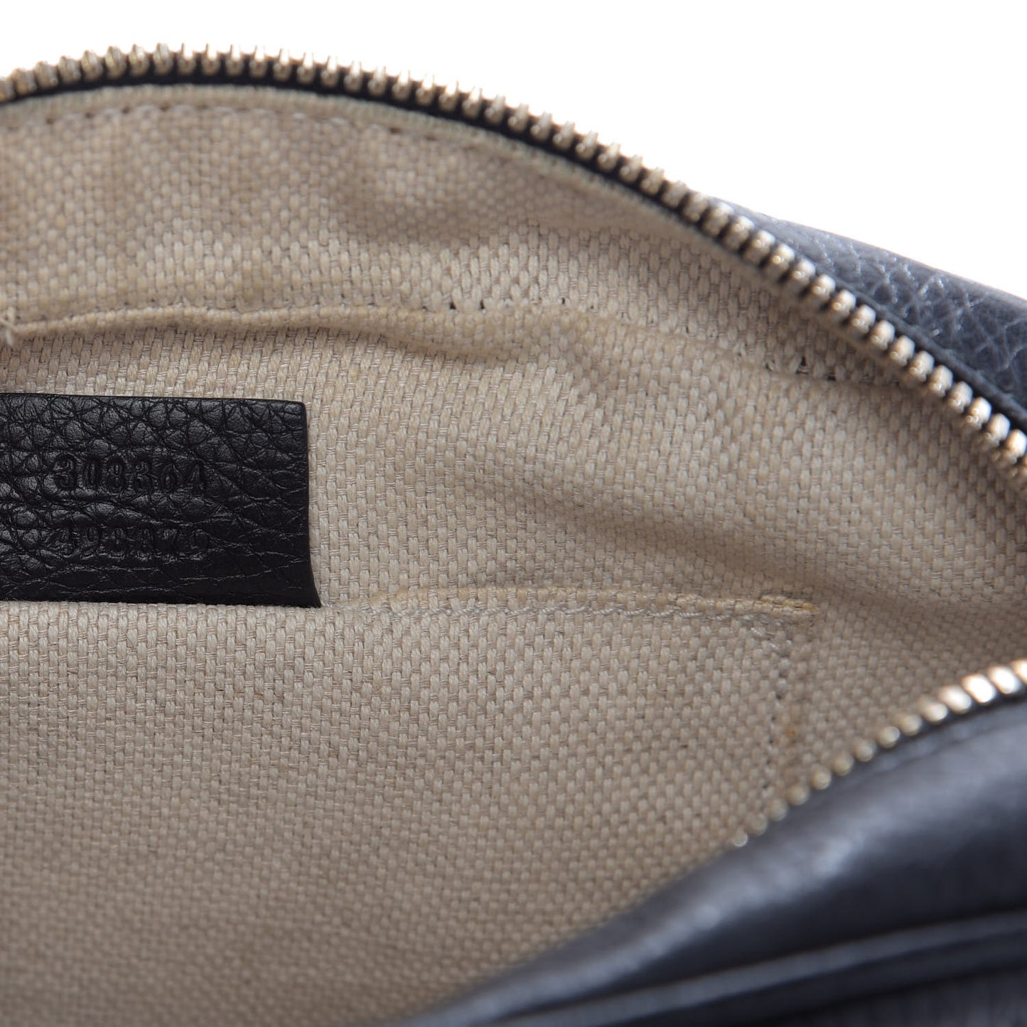 Pebbled Calfskin Small Soho Disco Bag Black