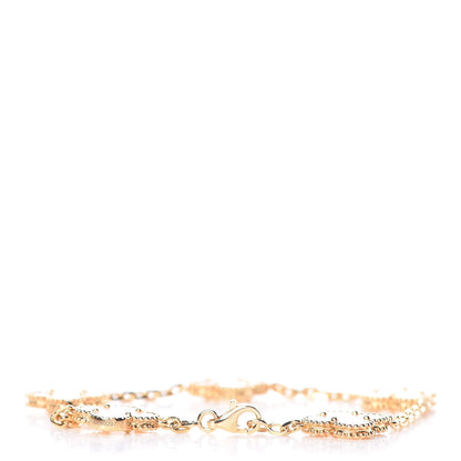 Van Cleef & Arpels 18K Yellow Gold Mother of Pearl 5 Motifs Vintage Alhambra Bracelet 3 of 6
