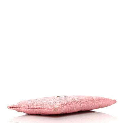 Chanel Iridescent Caviar Quilted Card Holder Pink 4 of 14
