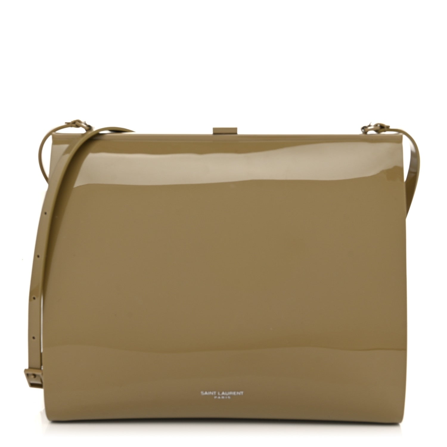 Saint Laurent Vinyl Le-Anne Marie Shoulder Bag Dark Honey 1 of 9