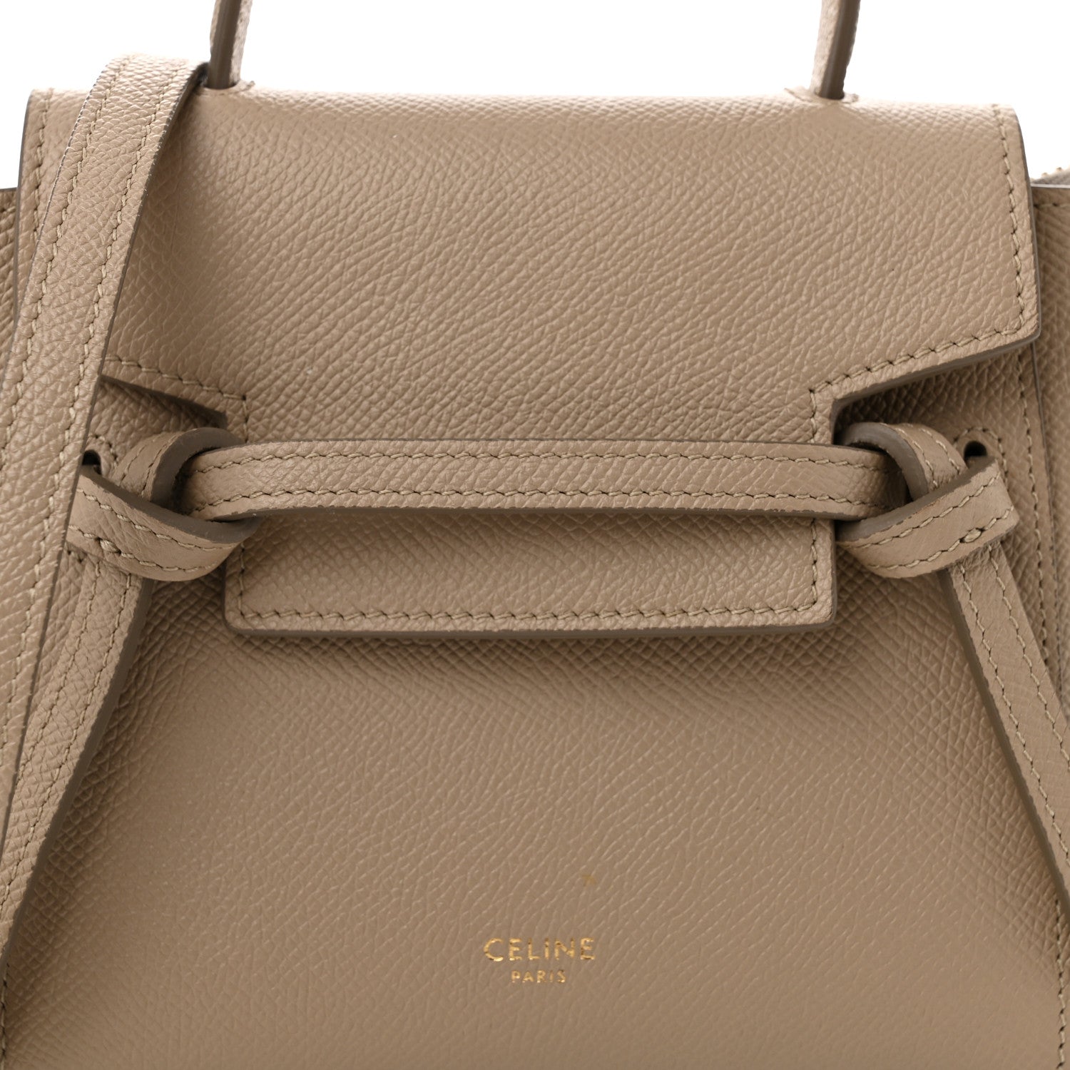 Celine Grained Calfskin Pico Belt Bag Light Taupe 7 of 9