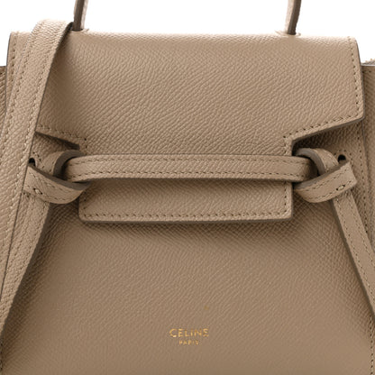 Celine Grained Calfskin Pico Belt Bag Light Taupe 7 of 9