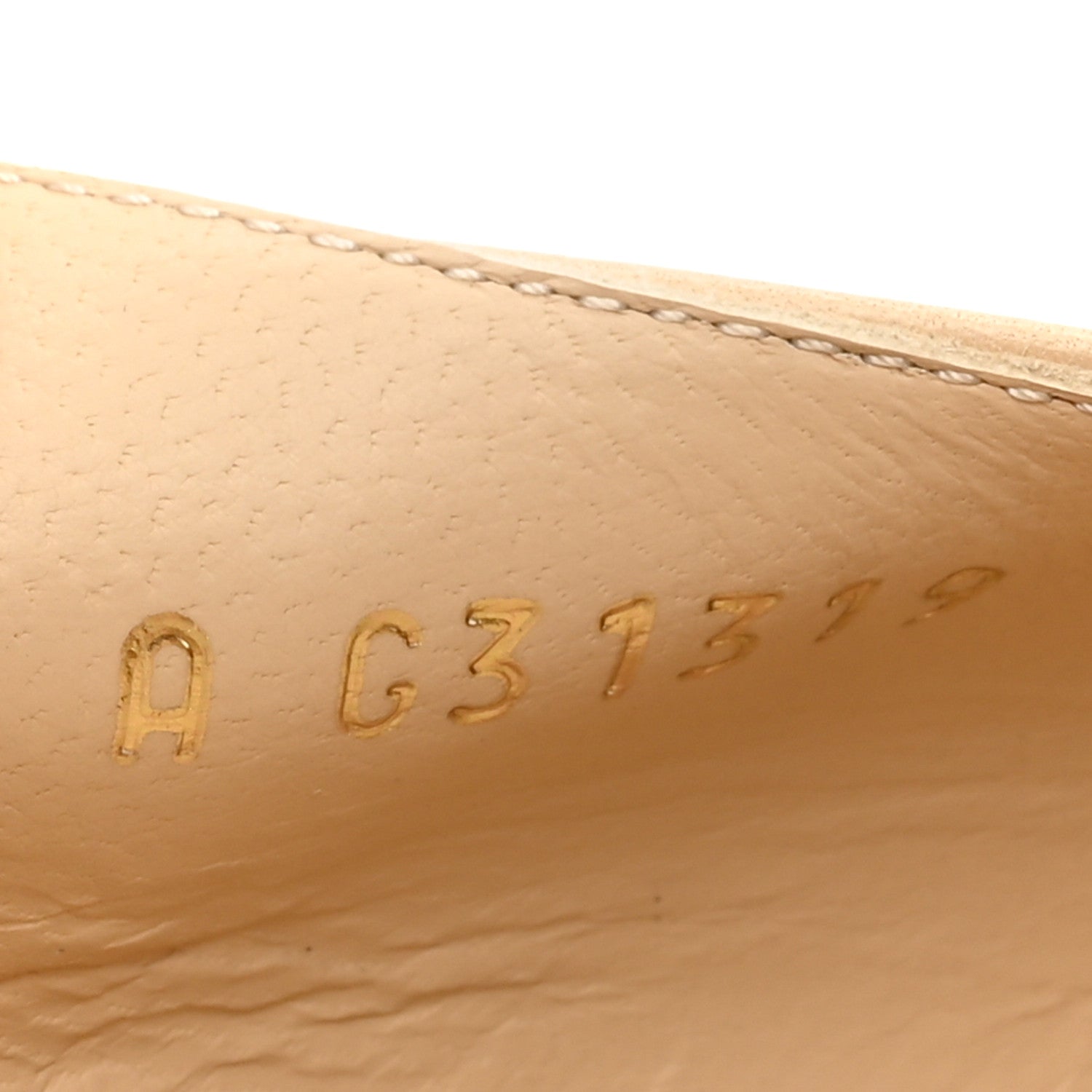 Chanel Lambskin Patent Cap Toe CC Slingback Sandals 39 Beige White 7 of 7