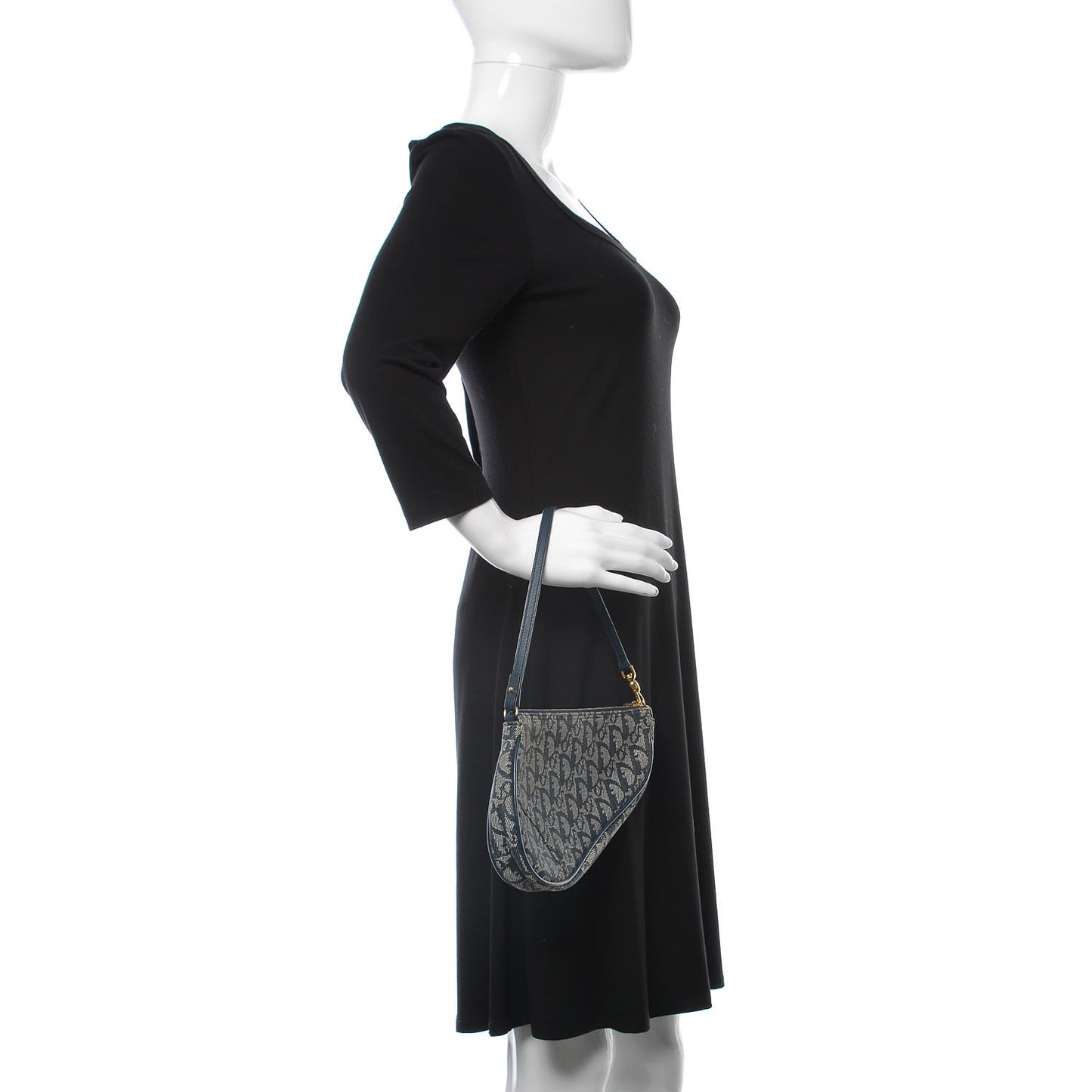Monogram Mini Saddle Pochette Navy