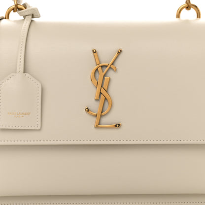 Saint Laurent Calfskin Large Monogram Sunset Crema Soft 8 of 11