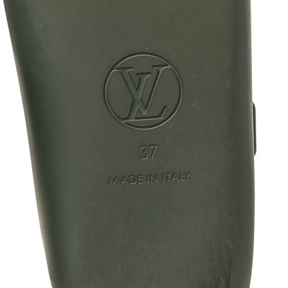 Louis Vuitton Monogram Sunbath Flat Mule Sandals 37 Kaki 6 of 8