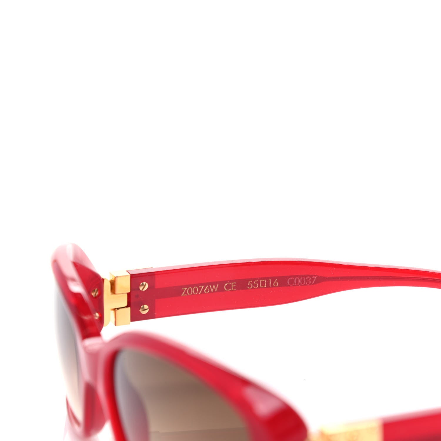 Louis Vuitton Acetate Soupcon GM Sunglasses Z0076W Pomme D'Amour 6 of 8