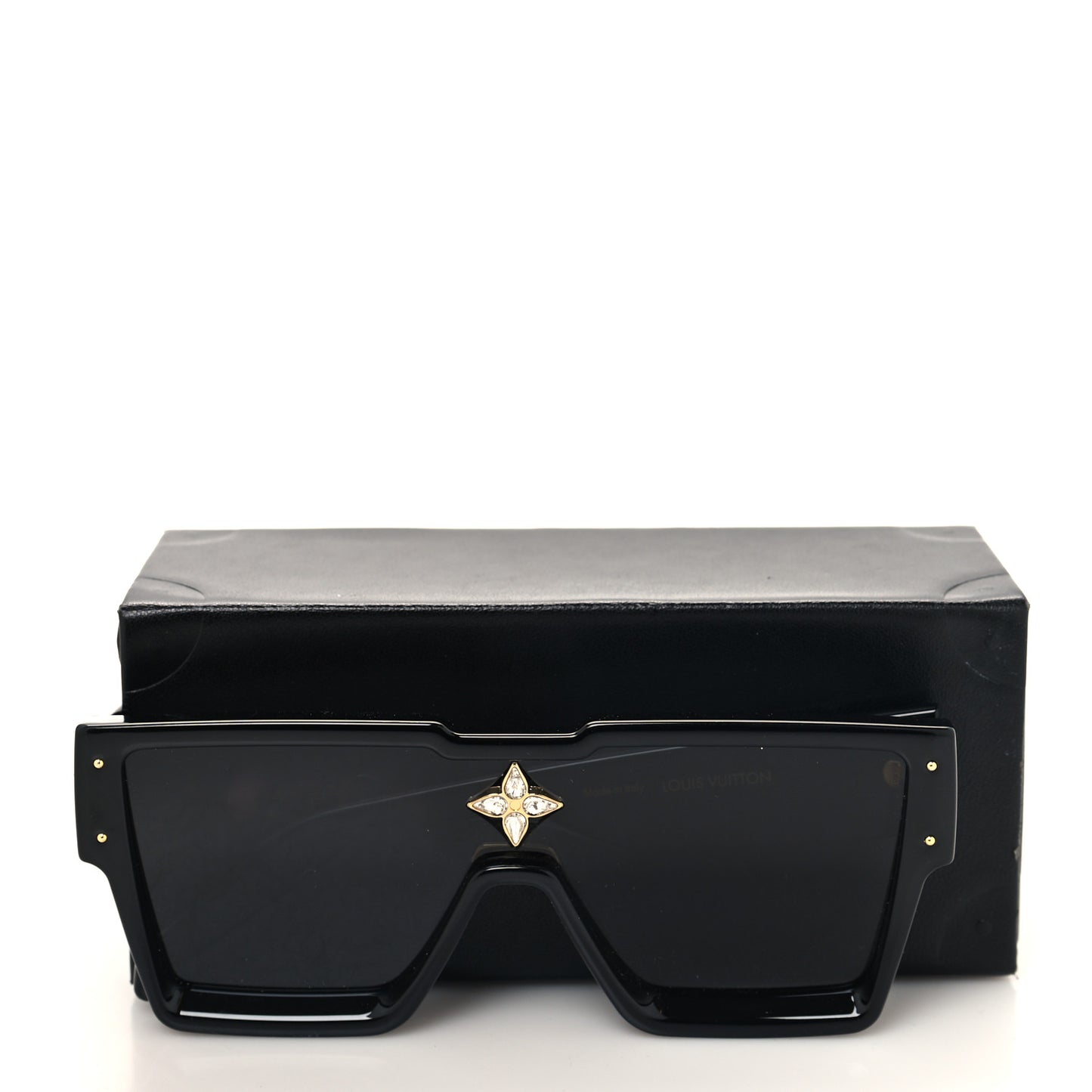 Acetate Swarovski Crystal Cyclone Sunglasses Z1578W Black