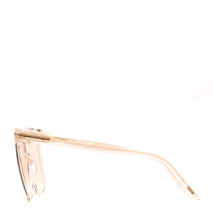 Tom Ford Acetate Polarized Sabrina Cat Eye Sunglasses TF764 Beige 3 of 7