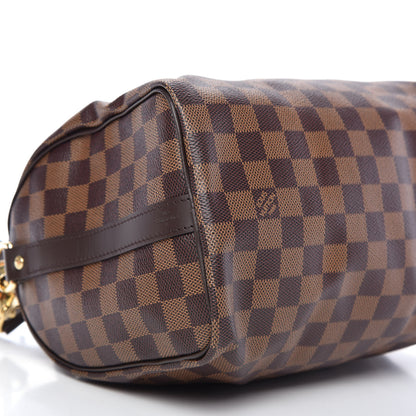 Louis Vuitton Damier Ebene Speedy Bandouliere 25 6 of 10