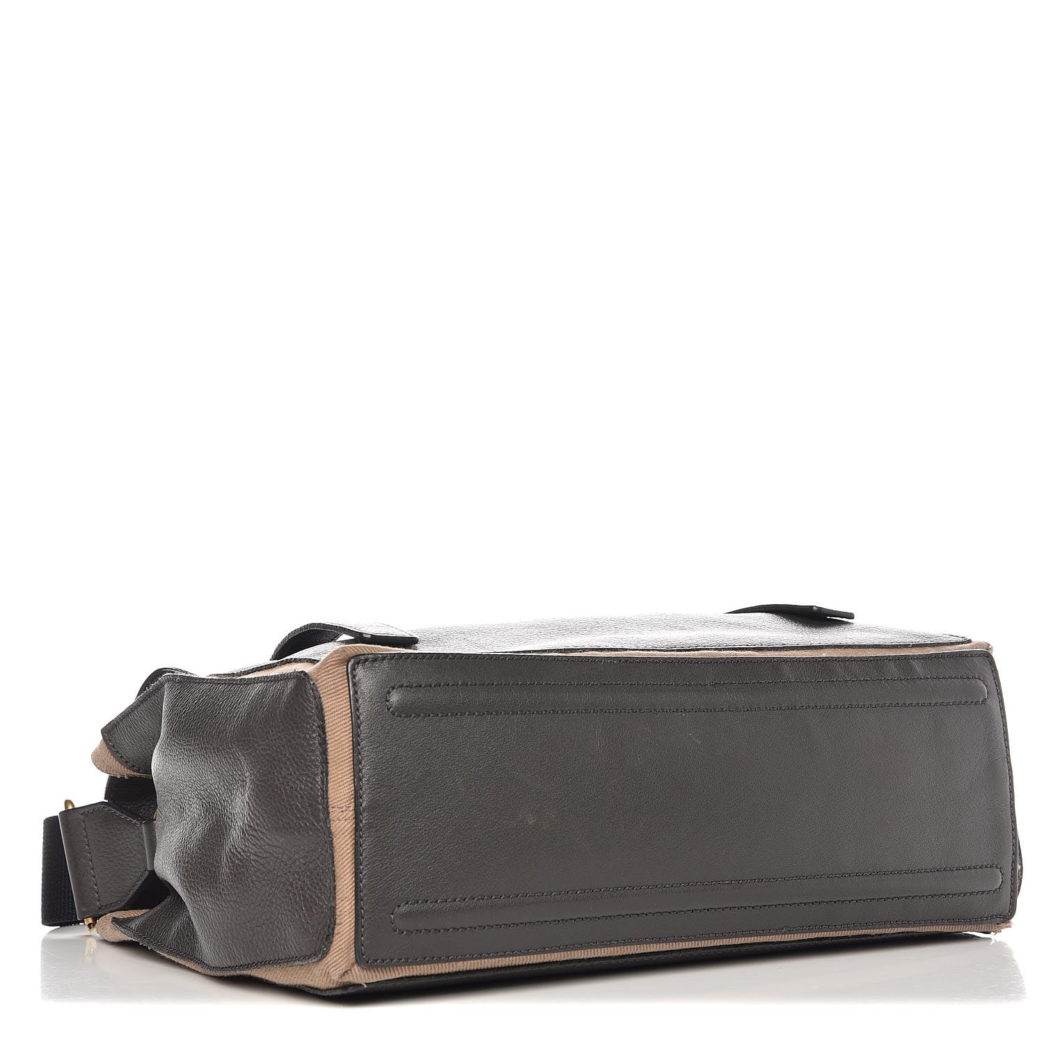 Saint Laurent Calfskin Muse Two Messenger Grey 5 of 21