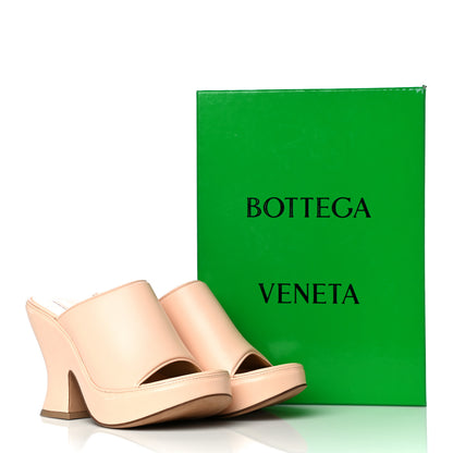 Bottega Veneta Nappa Slide Platform 115 Wedge Sandals 37 Macaroon 12 of 12