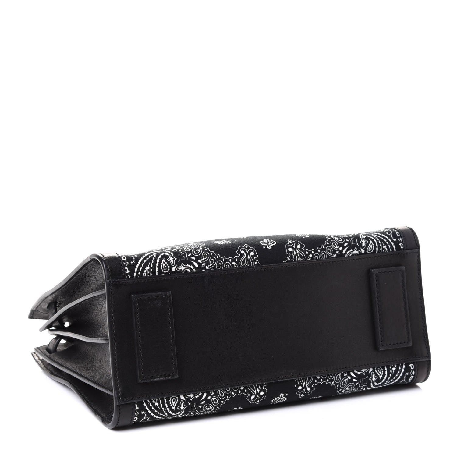 Saint Laurent Calfskin Cotton Bandana Baby Sac De Jour Black 3 of 4