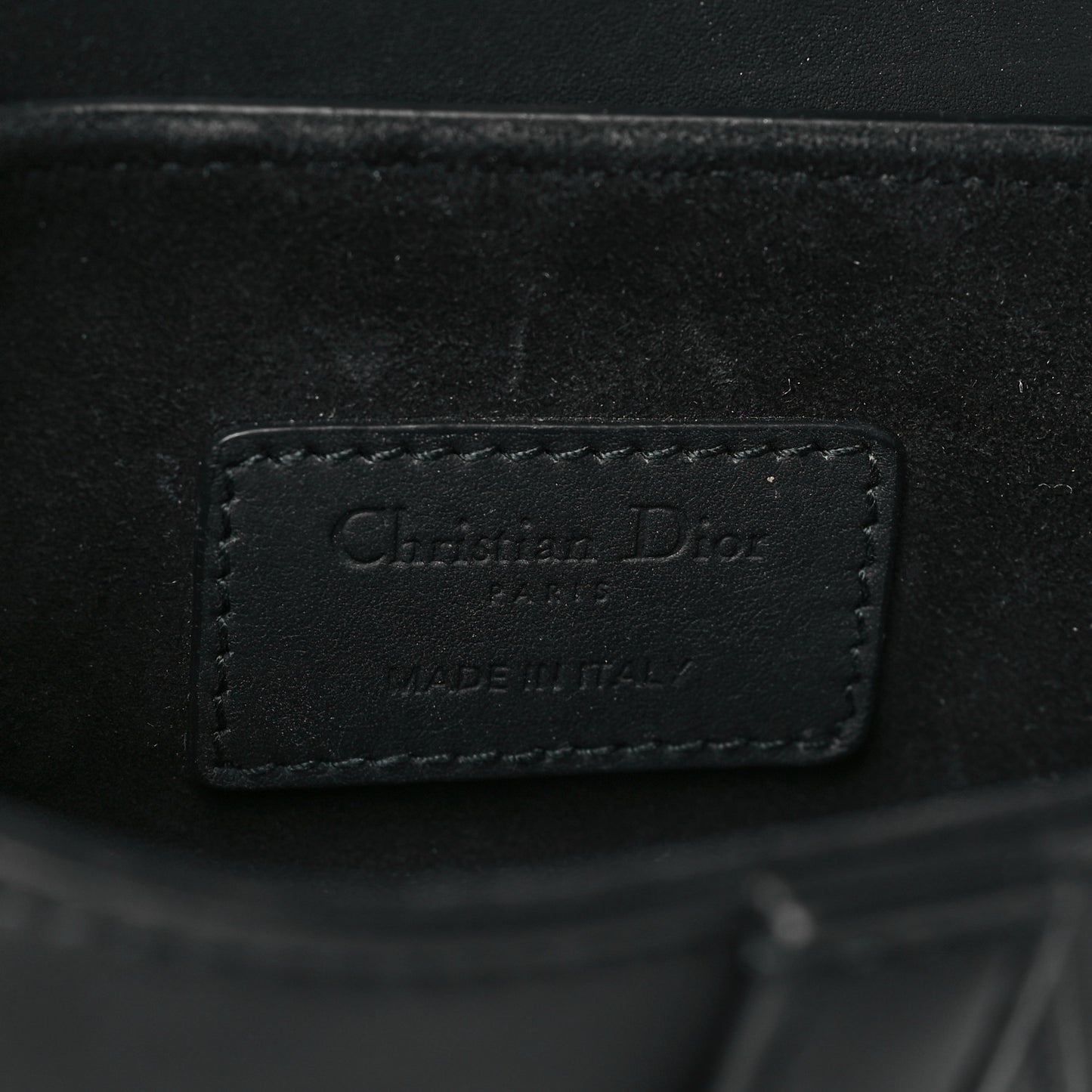 Ultra Matte Calfskin Mini Saddle Bag Black