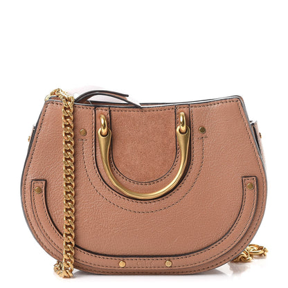 Chloe Calfskin Suede Mini Pixie Signature Belt Bag Nougat 1 of 9