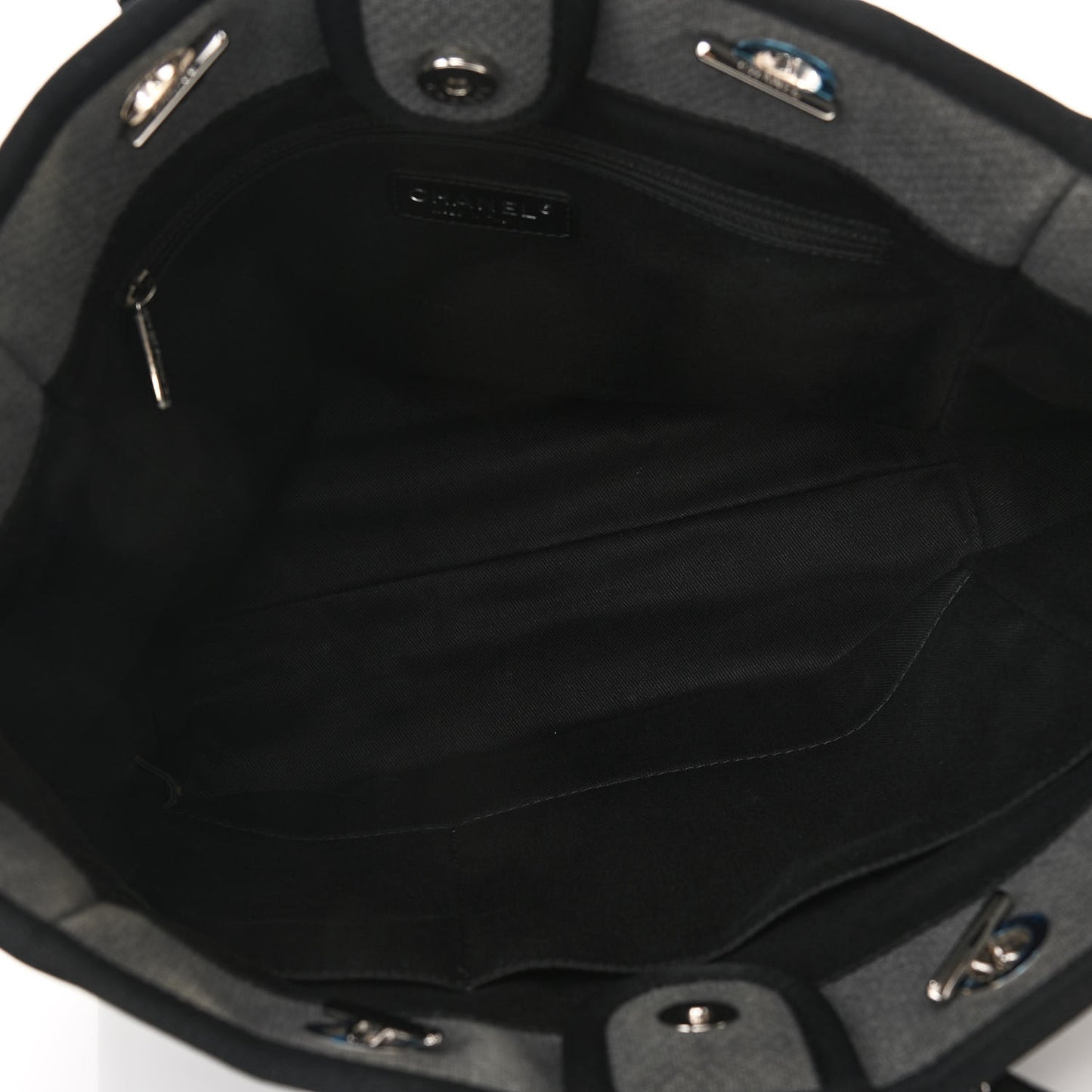 Canvas Small Deauville Tote Grey