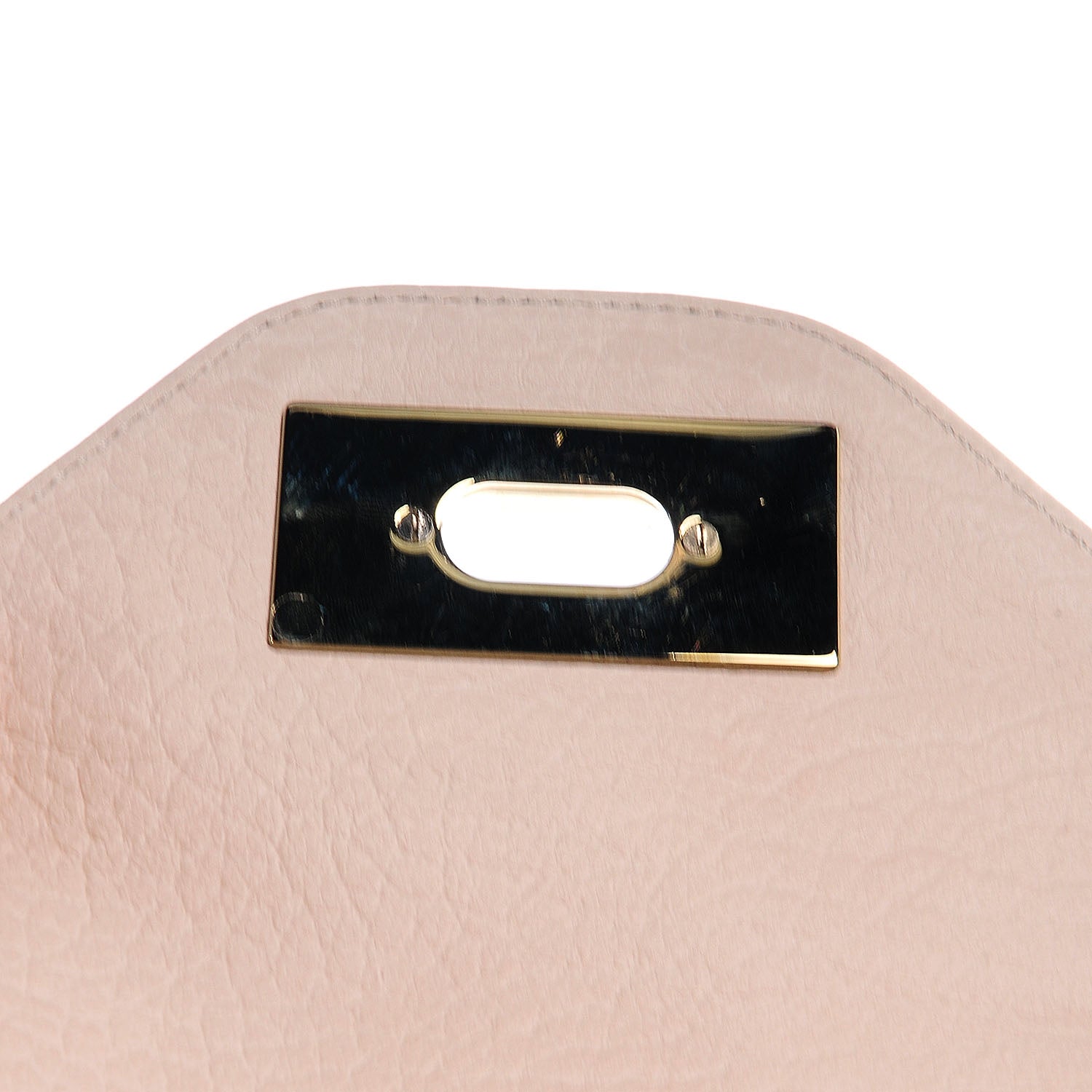 Chloe Grained Calfskin Sally Flap Bag Beige 9 of 10
