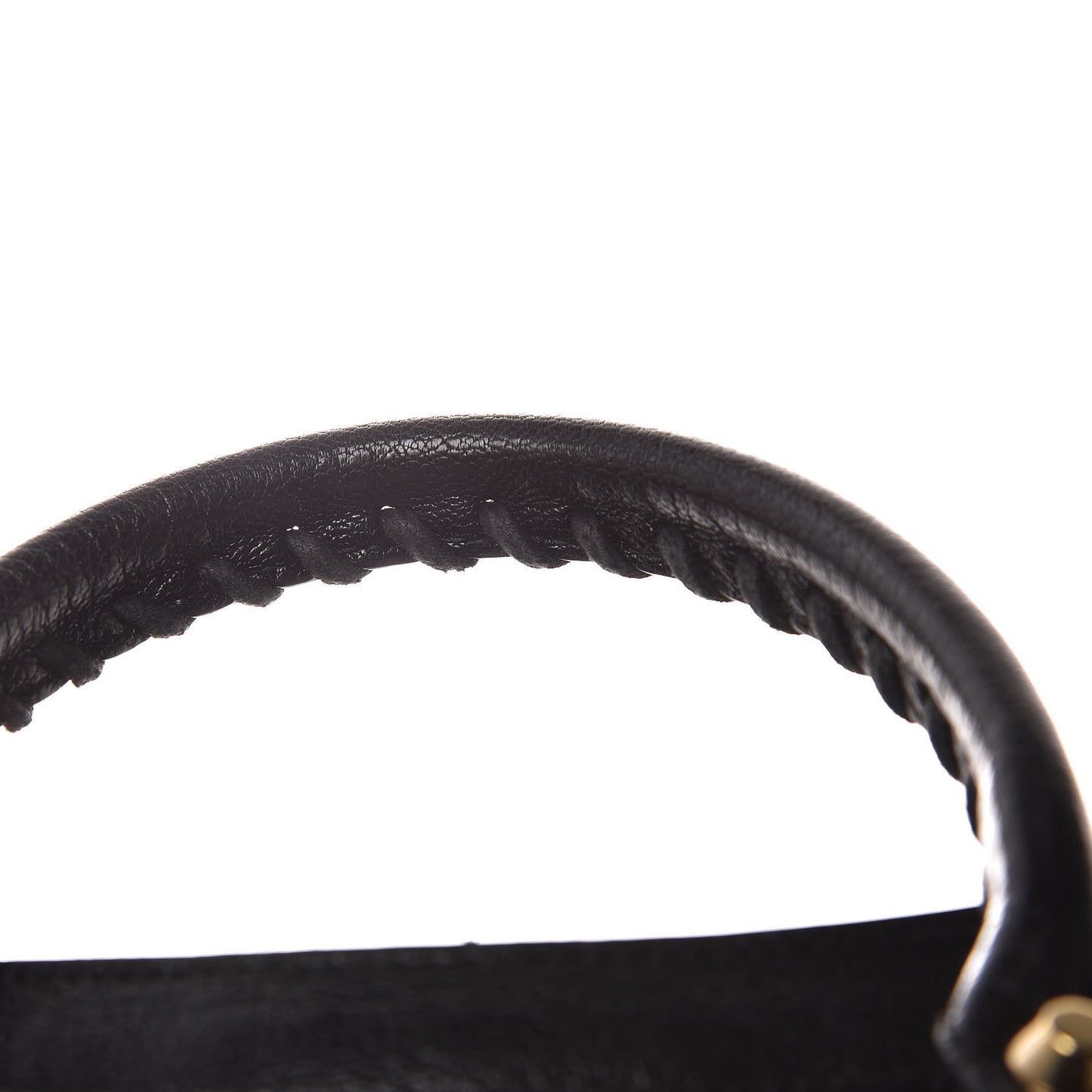 Chevre Gold Metallic Edge Hardware S City Black