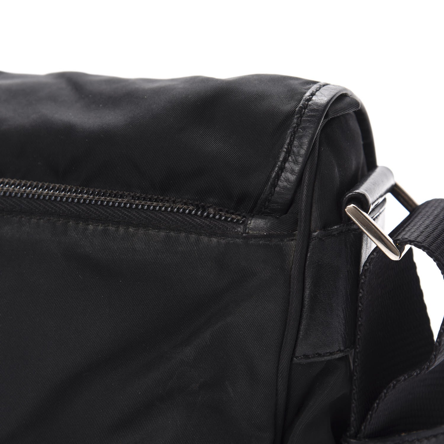 Prada Nylon Vela Sport Messenger Bag Black 8 of 12