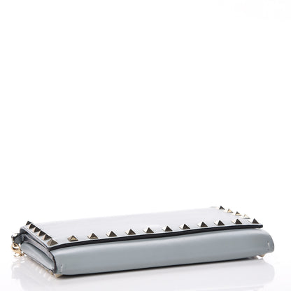 Valentino Garavani Vitello Small Rockstud Flap Wallet on Chain Nube 4 of 14