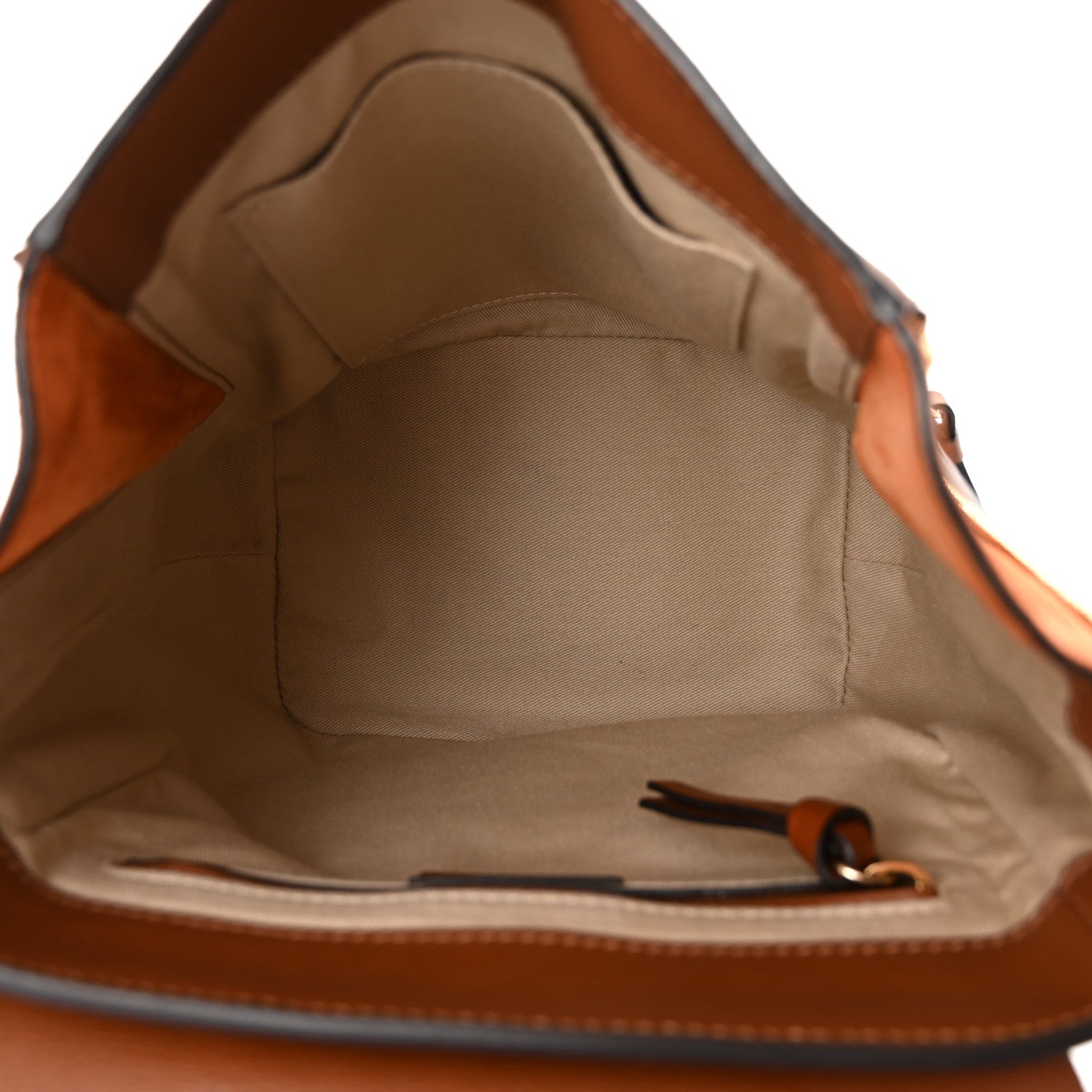 Chloe Suede Calfskin Medium Faye Backpack Tan 5 of 9